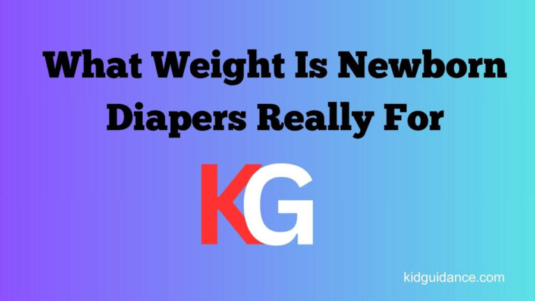 What Weight Is Newborn Diapers Really For