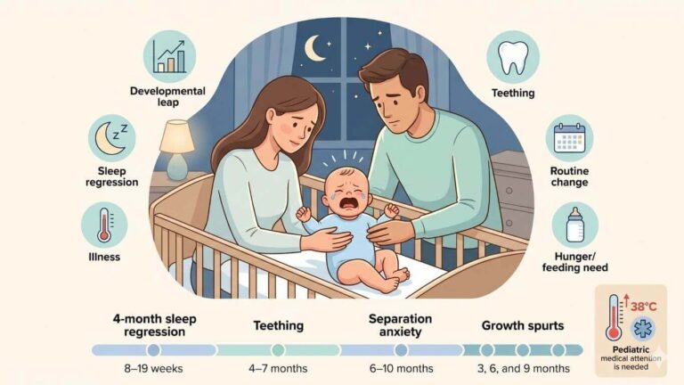 Why Is My Baby Crying at Night All of a Sudden? Causes and Solutions by Age