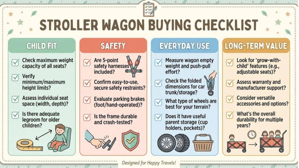 Stroller Wagon Buying Checklist for Parents